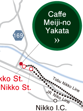 map of cafe meiji-no-yakata
